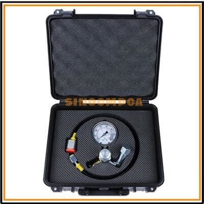 Hydraulic Nitrogen Accumulator Charging System Pressure Test Kit With