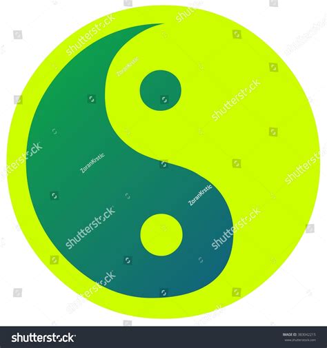 Ying Yang Symbol Colors Stock Illustration 383042215 | Shutterstock