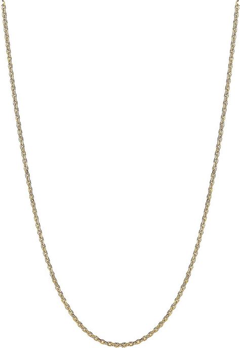 Ritastephens 14k Solid Gold Yellow Cable Link Chain