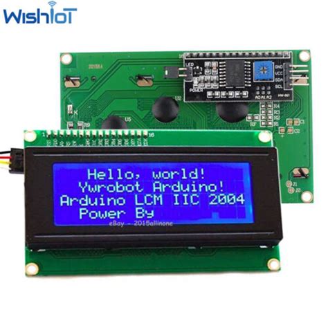 Blue Serial Iic I C X Character Lcd Module Display For