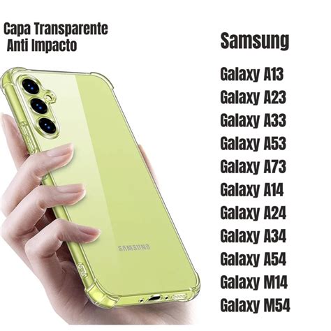 Capa Capinha Transparente Anti Impacto Tpu Case Para Samsung Galaxy A