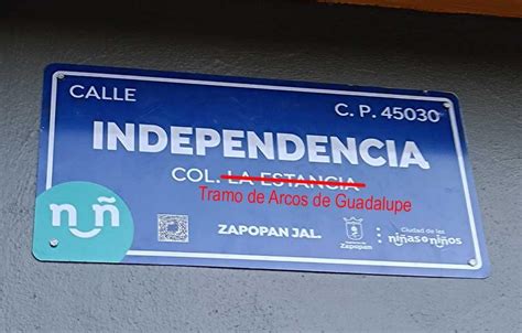 Piden En Zapopan Que La Gente Denuncie Los Errores En Las Nuevas Placas De Calles Notisistema