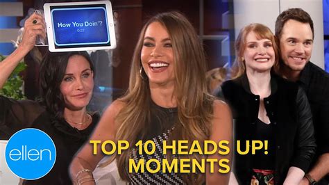 Top 10 Most Viewed Heads Up Moments Of ALL TIME On The Ellen Show