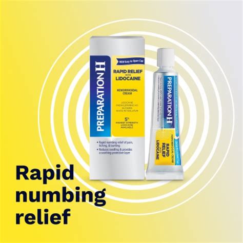 Preparation H Rapid Relief Hemorrhoid Cream with Lidocaine, 1 oz - Fry’s Food Stores