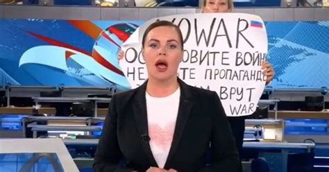 Lovitur Pentru Jurnalista Rus Care A Manifestat La Tv Mpotriva