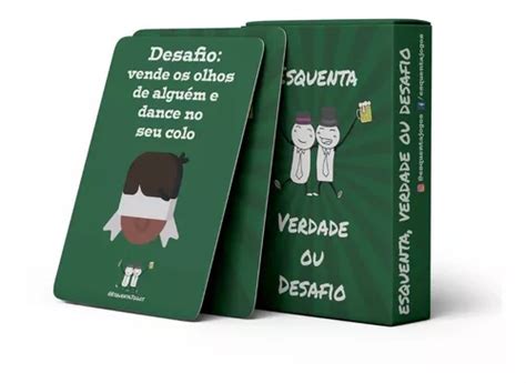 Jogos De Cartas Diversão Esquenta Verdade Ou Desafio Festas MercadoLivre