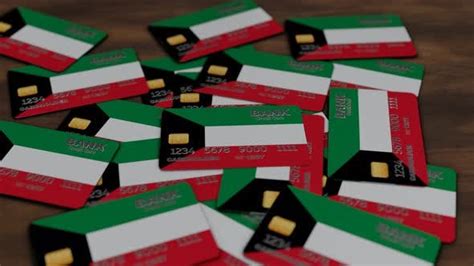 Credit Cards Background With Kuwait Flag Stock Video Envato Elements