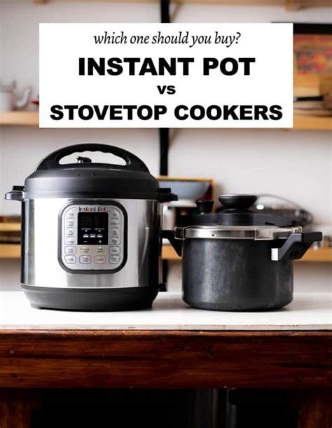 Instant Pot Vs Stovetop Pressure Cooker Which Should You Buy My Food Story