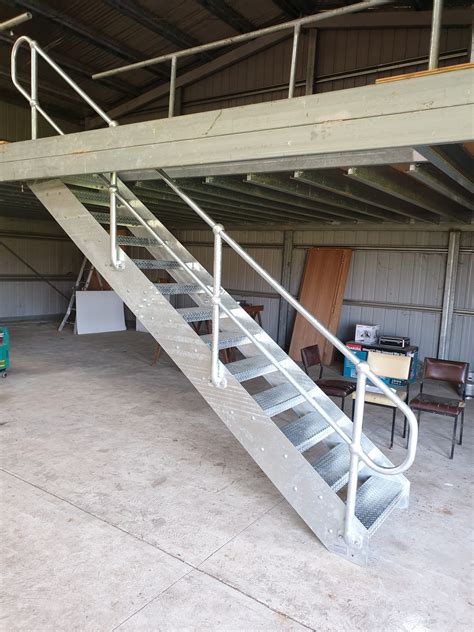 Prefab Stairs Industrial Steel Staircases Prefabricated Metal Stairs