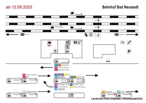 Liniennummern geändert Busanlage am Bahnhof Bad Neustadt neu