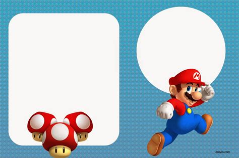 Free Printable Super Mario Bros Invitation Template | Download Hundreds ...