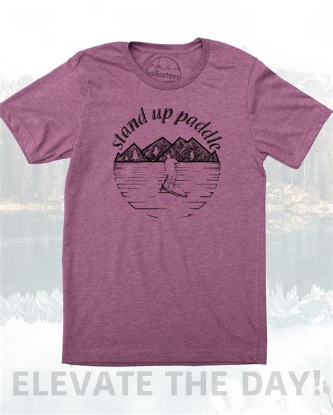 Paddle Board T Shirt Causal Paddle Boarding Apparel Sup Etsy