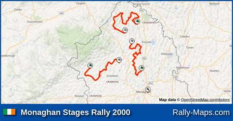 Maps Monaghan Stages Rally 2000 Rally Maps