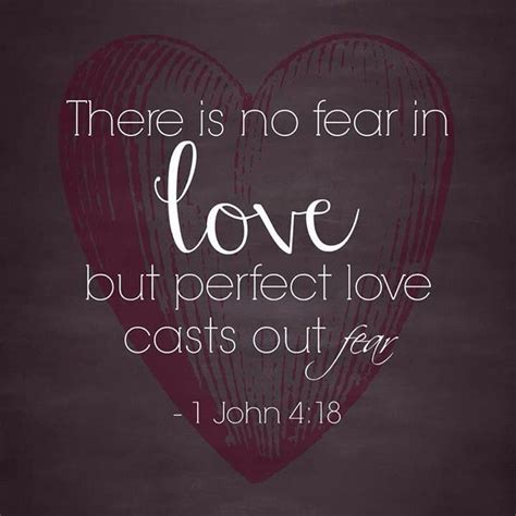 Perfect Love Casts Out All Fear Surrender To God S Love For You