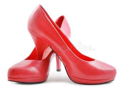 Red Shoes Stock Image Image Of Brilliant Design Femininity 33247719