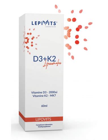 D3 K2 LIPOSOMALE LEPIVITS Absorption Vitamines D Et K