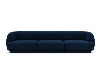 Sitzer Sofa Aus Samt K Nigsblau Miley Maisons Du Monde