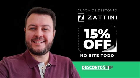 CUPOM DE DESCONTO ZATTINI 15 OFF NO SITE TODO CALÇADOS ROUPAS