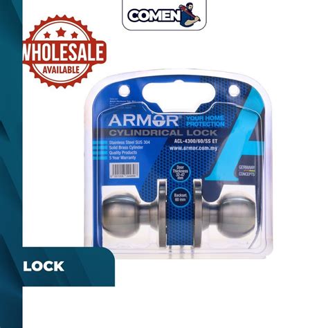 Armor Cylinder Lock Acl Silver Stainless Steel Sus Round Ball