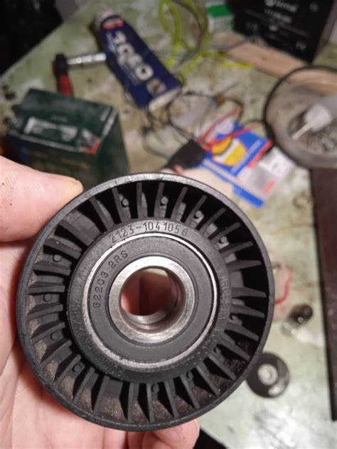 Ролик натяжной ремня генератора — Datsun on-Do, 1,6 л, 2015 года ...