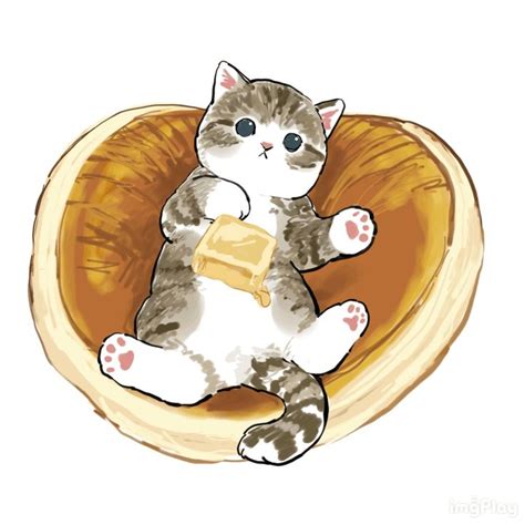 ぢゅの mofu sand on X Cat art Cute cat drawing Kitten drawing