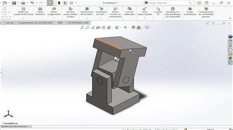 Ensamble SolidWorks 2021 l Nivel principiante rápido fácil y sencillo