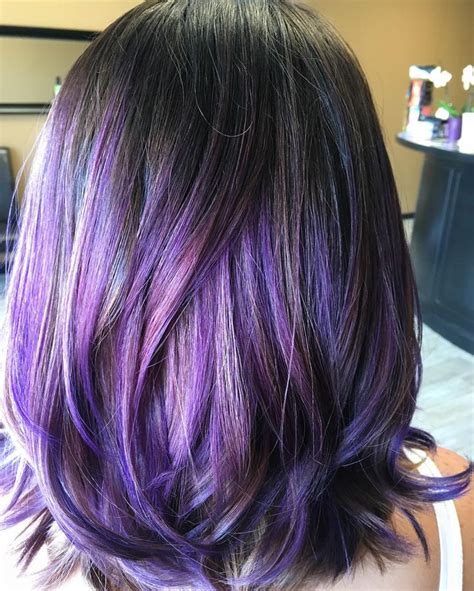 beautiful dark purple hair styles  step   game lavender