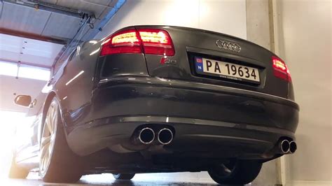 Audi S8 52fsi V10 With Milltek Exhaust Sound Youtube