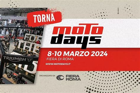 Moto News Motodays 2024 tutto quello che c è da sapere sulla Fiera