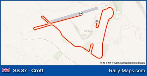 Ss 37 Croft Stage Map Lombard Rac Rally 1982 Wrc 🌍 Rally