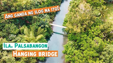 Magandang Ilog Na May Hanging Bridge Sa Pagbilao Quezon Ang Lamig Ng