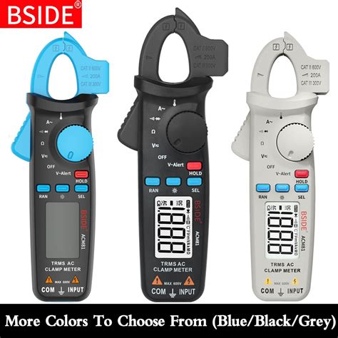 Bside Acm Clamp Meter Ma Accuracy Auto Rang Digital Multimeter