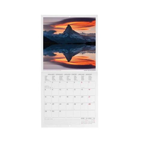 CALENDARIO 2024 LEGAMI Cm 18X18 SUNSET Da Parete VERTICALE