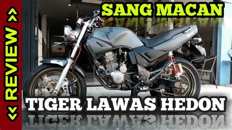 MODIFIKASI HONDA TIGER 2000 REVIEW SANG MACAN YouTube