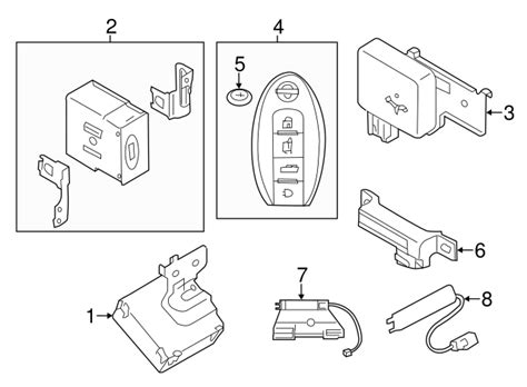 Nissan Keyless Entry Antenna E Jk A Oem Parts Online