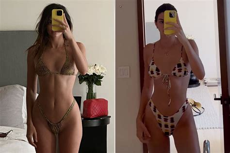 Kendall Jenner Rocks Two Bikini Looks On Girl S Vacation