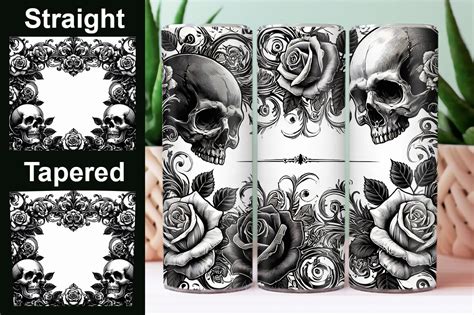 Horror Mansion Skinny Tumbler Wrap Afbeelding Door Jahanul Creative