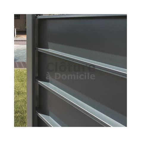 Poteau Aluminium Gamme Alu De Chez Aluclos Couleur Gris Ral