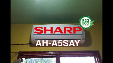 AC SHARP Split Air Conditioner Serial AH A5SAY 1 2Pk YouTube