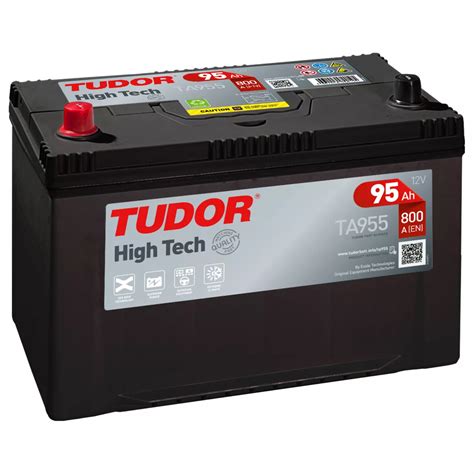 Batterie HIGH TECH TUDOR TA955 12V 95Ah 800A Batteries Auto Voitures