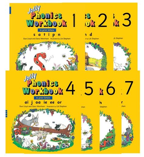 Jolly Phonics Workbooks 1 7 Jolly Phonics Best Educational Products For Your School Or Home