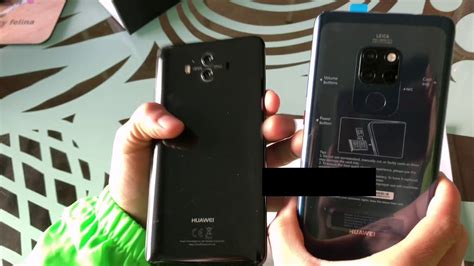 Huawei Mate 20 Vs Mate 10 Físicamente Youtube