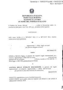 Tribunale Di Roma Sentenza N 1045 Del 04 Febbraio 2019 Soluzioni Al