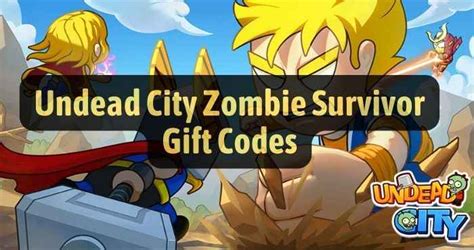 Undead City Zombie Survivor Codes for December 2024