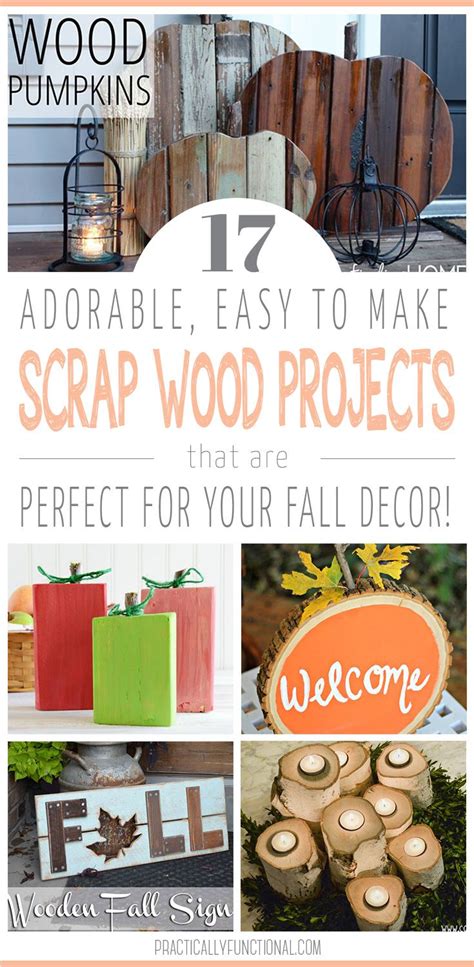 17 Simple Fall Wood Crafts Fall Wood Crafts Fall Wood Projects