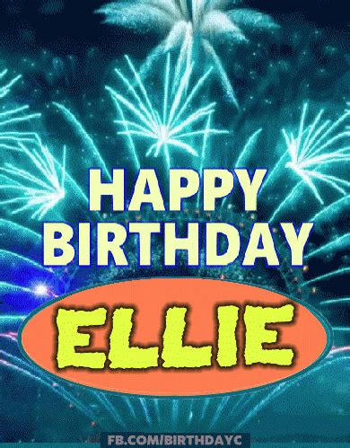 Happy Birthday ELLIE gif images | Birthday Greeting | birthday.kim