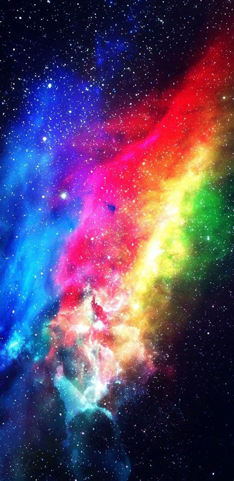 Rainbow Galaxy Wallpapers Wallpaper Cave