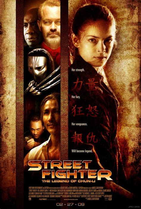 Street Fighter The Legend Of Chun Li 2009 Poster 3 Trailer Addict