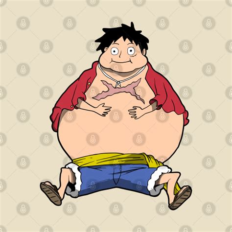 Fat Luffy - Luffy - T-Shirt | TeePublic