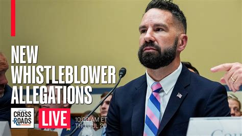 Irs Whistleblower Reveals New Allegations On Hunter Biden Live With